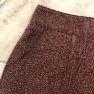 Wool High Waisted Shorts